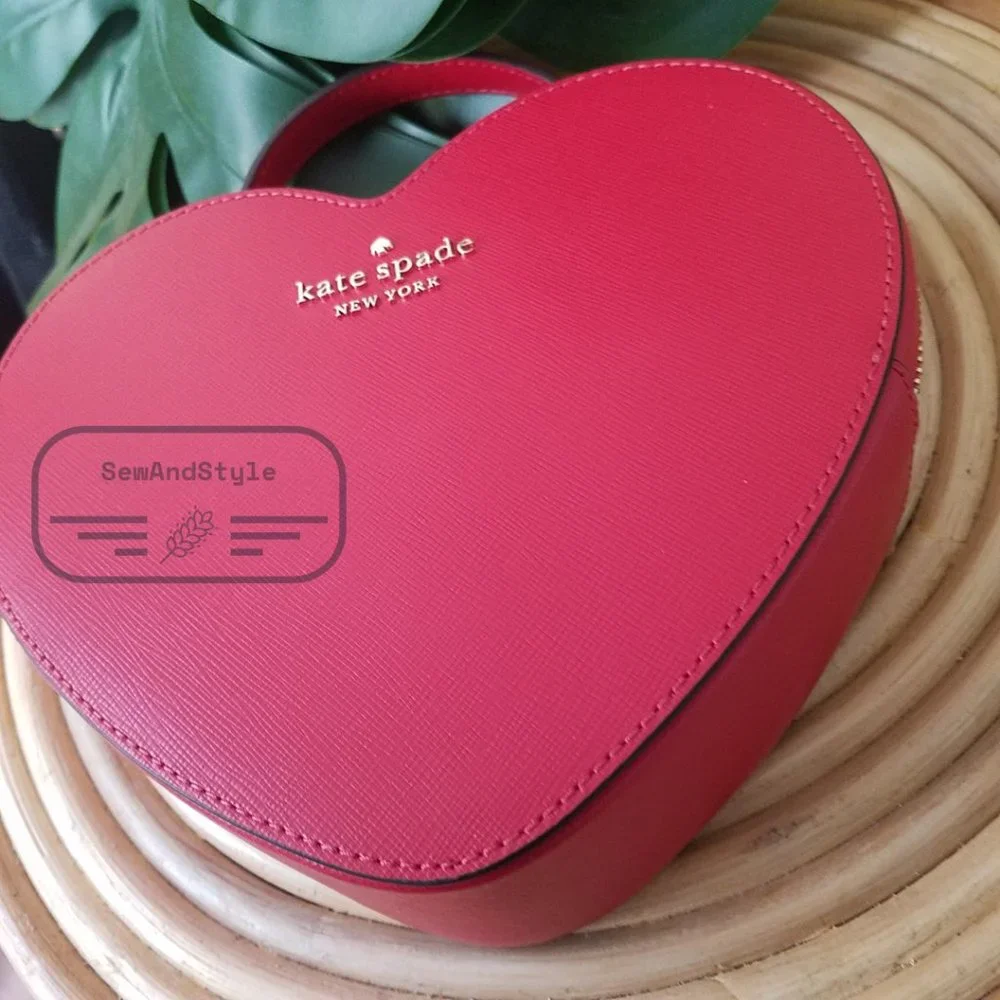 Kate Spade NWT New York Crossbody Red Love Shack Heart Purse Valentine - Picture 8 of 15